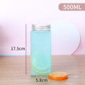 LANDA Homemade Beverages Drinking Container Empty  Square  PET Plastic Juice Bottles with Lids from direct factory